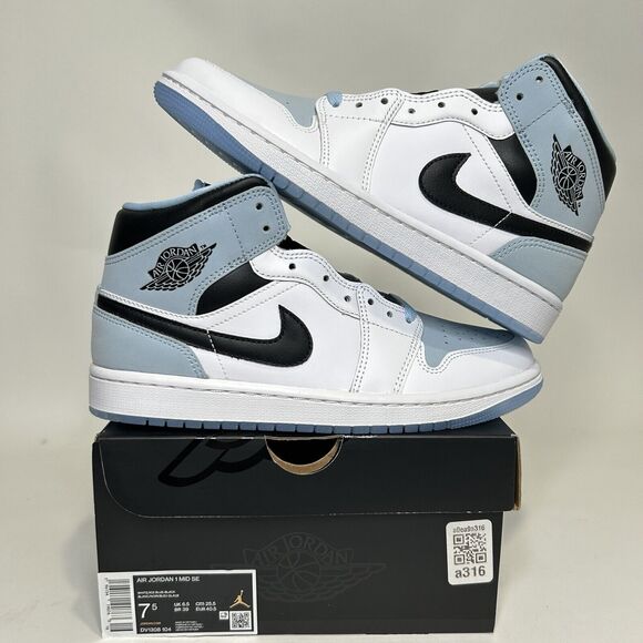 Jordan Other - Nike Shoes Air Jordan 1 Mid SE “UNC/Ice Blue" 2024